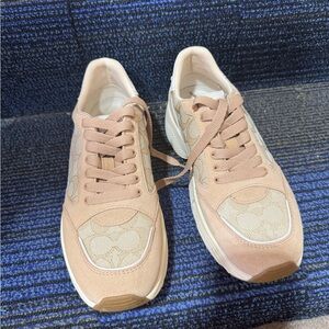 Coach Beige and Cream Women's Sneakers